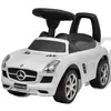 vidaXL Mercedes Benz Kinderauto Fußantrieb Weiß