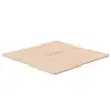 vidaXL Tischplatte Quadratisch 70x70x1,5 cm Eichenholz Unbehandelt