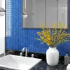 vidaXL Mosaikfliesen 11 Stk. Blau 30x30 cm Glas
