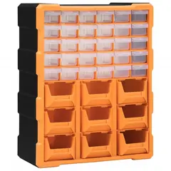 vidaXL Multi-Schubladen-Organizer mit 39 Schubladen 38x16x47 cm