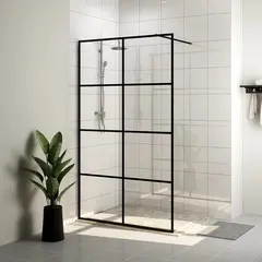 vidaXL Duschwand für Begehbare Dusche mit Klarem ESG Glas 90x195 cm