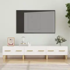 vidaXL TV-Schrank Weiß 150x34,5x30 cm Holzwerkstoff