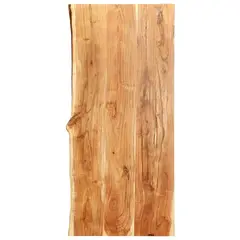 vidaXL Badezimmer-Waschtischplatte Massivholz Akazie 118x55x3,8 cm