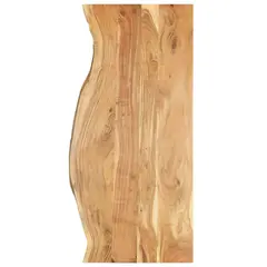 vidaXL Badezimmer-Waschtischplatte Massivholz Akazie 140x55x2,5 cm