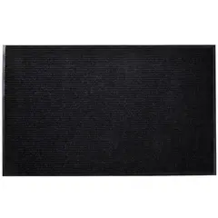 Schwarze PVC Türmatte 90 x 60 cm