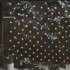 vidaXL Weihnachts-Lichternetz 4x4 m 544 LED Warmweiß Indoor Outdoor