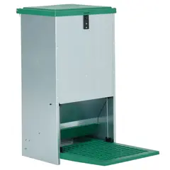vidaXL Geflügel-Futterautomat Feedomatic mit Pedal 20 kg