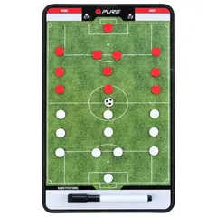 Pure2Improve Doppelseitiges Coach-Board Fußball 35×22 cm P2I100680