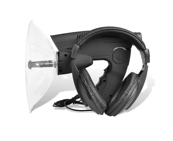 vidaXL Parabol-Richtmikrofon mit Visierung und Kopfhörer