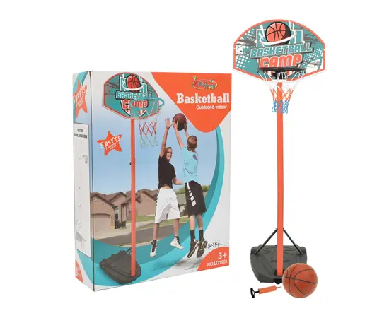 vidaXL Tragbares Basketball-Set Verstellbar 180-230 cm