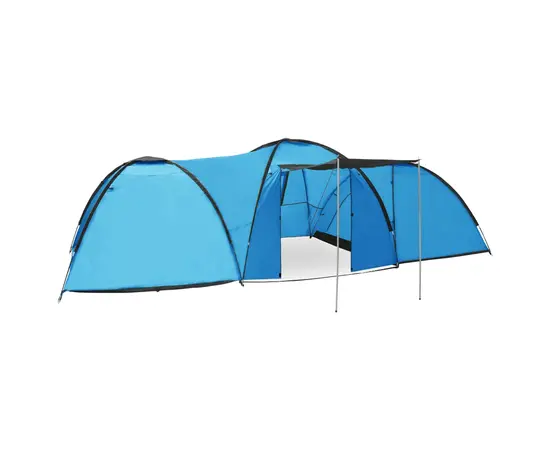 vidaXL Camping-Igluzelt 650×240×190 cm 8 Personen Blau