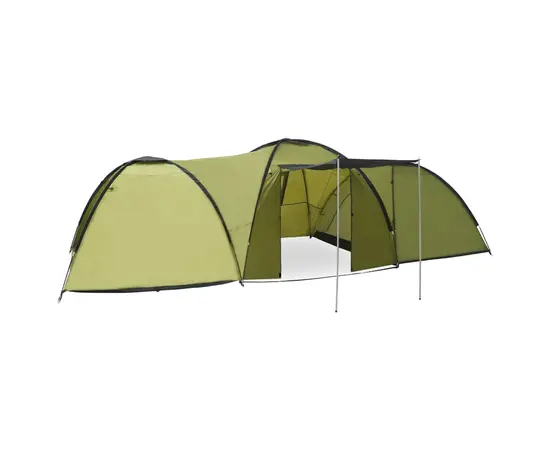 vidaXL Camping-Igluzelt 650×240×190 cm 8 Personen Grün