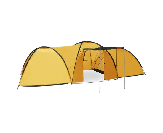 vidaXL Camping-Igluzelt 650×240×190 cm 8 Personen Gelb