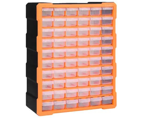 vidaXL Multi-Schubladen-Organizer mit 60 Schubladen 38x16x47,5 cm