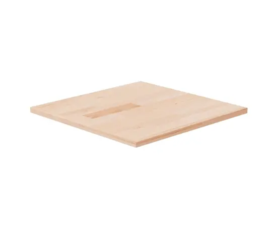 vidaXL Tischplatte Quadratisch 40x40x1,5 cm Eichenholz Unbehandelt