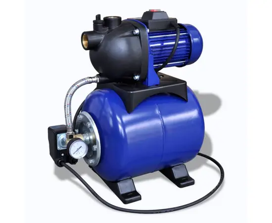 Hauswasserwerk Gartenpumpe Motorpumpe Pumpe Elektronik 1200w Blau