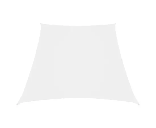 vidaXL Sonnensegel Oxford-Gewebe Trapezförmig 3/4x2 m Weiß