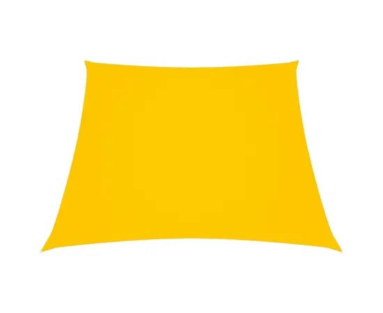 vidaXL Sonnensegel Oxford-Gewebe Trapezförmig 3/4x2 m Gelb