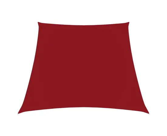 vidaXL Sonnensegel Oxford-Gewebe Trapezförmig 3/4x2 m Rot