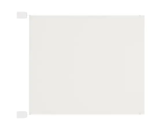 vidaXL Senkrechtmarkise Weiß 60x1000 cm Oxford-Gewebe