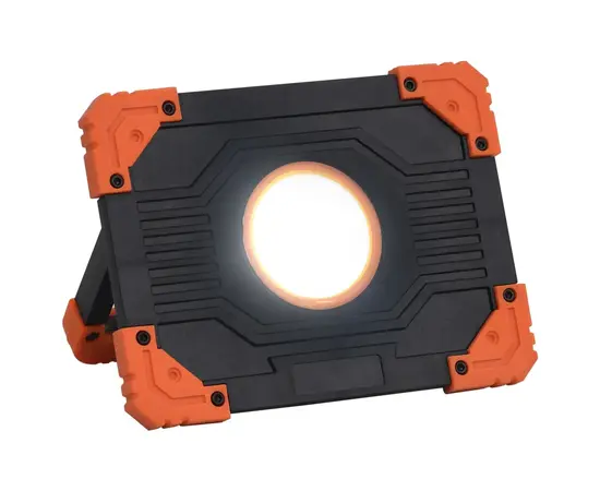 vidaXL LED-Strahler Tragbar ABS 10W Kaltweiß