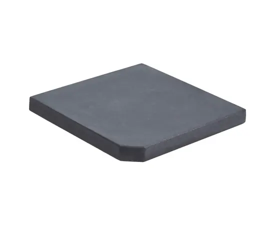 vidaXL Sonnenschirm-Gewichtsplatte Schwarz Granit Quadratisch 25 kg