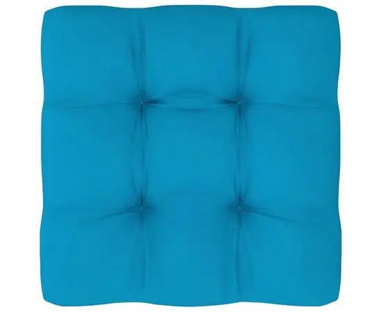 vidaXL Palettensofa-Kissen Blau 50x50x10 cm