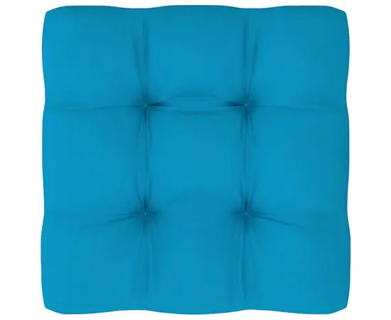 vidaXL Palettensofa-Kissen Blau 60x60x10 cm