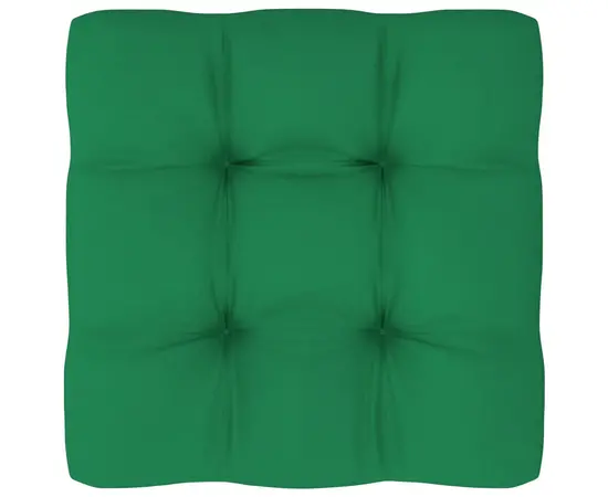 vidaXL Palettensofa-Kissen Grün 60x60x10 cm