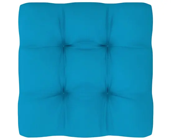 vidaXL Palettensofa-Kissen Blau 70x70x10 cm