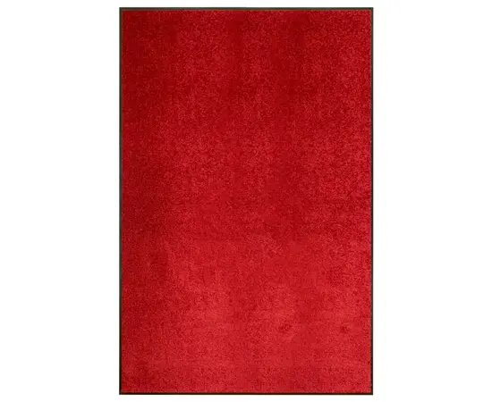 vidaXL Fußmatte Waschbar Rot 120x180 cm