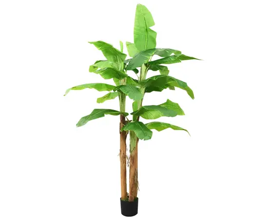 vidaXL Künstlicher Bananenbaum mit Topf 300 cm Grün