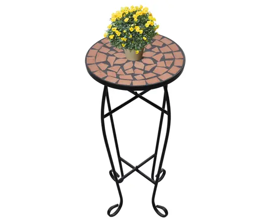 Beistelltisch Tisch Bistrotisch Blumenständer Terrakotta