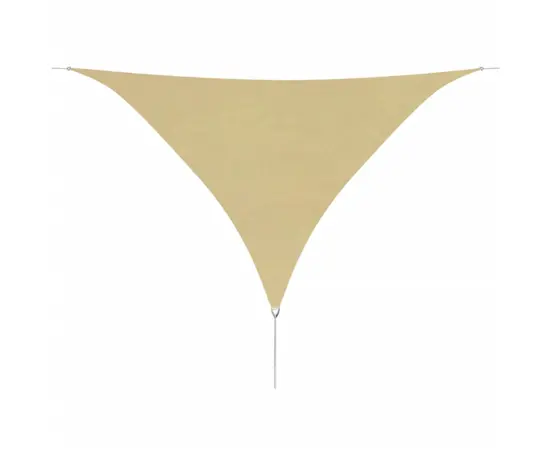 vidaXL Sonnensegel Oxford Gewebe Dreieckig 3,6 x 3,6 x 3,6 m Beige